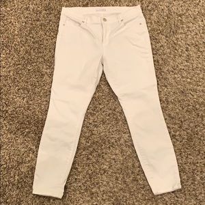 LOFT white jeans